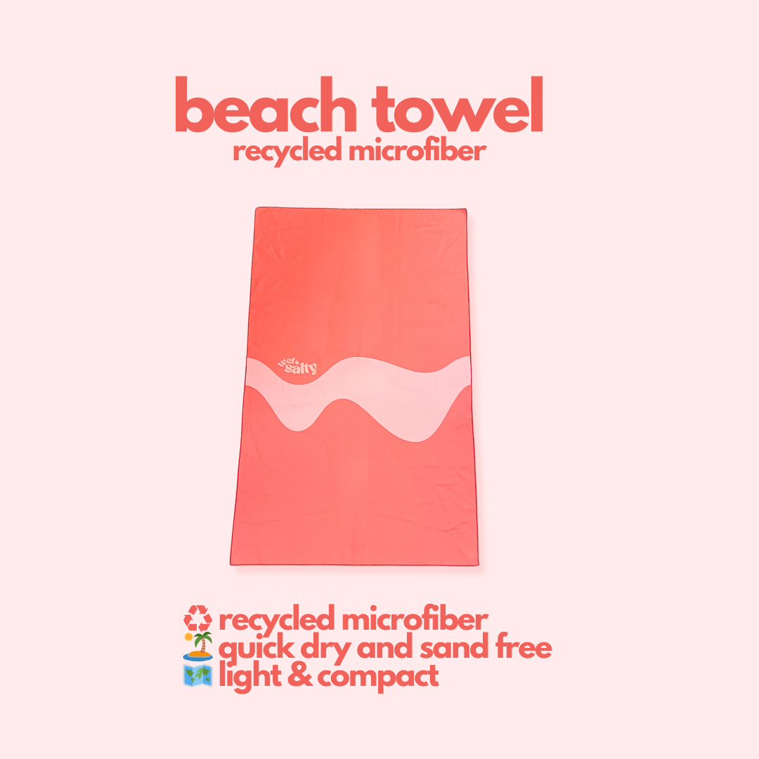 Recycled Microfiber Quick Dry Beach Towel